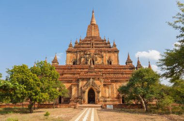Sulamani Tapınağı eski Bagan arkeolojik bölgede Myanmar.