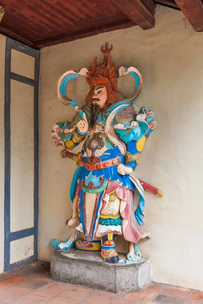 Vietnam Hue Ceramic Warrior Figure Decoration Entrance Gates Thien Pagoda — Stock Photo, Image