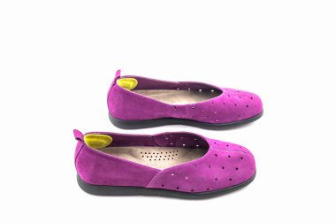 Mor spor ayakkabıları. Tuval Ayakkabı.