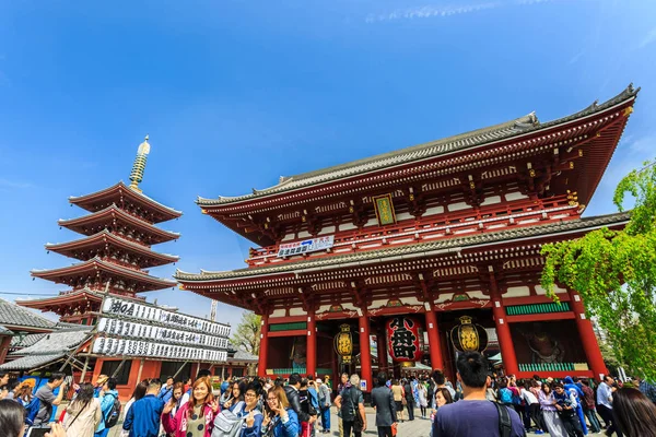 Templo de Asakusa Kannon . — Fotografia de Stock