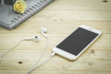 Cep telefonu, akıllı telefon yakın çekim.