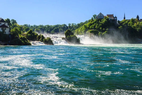 Rhine falls (Rheinfalls görünümünü). — Stok fotoğraf