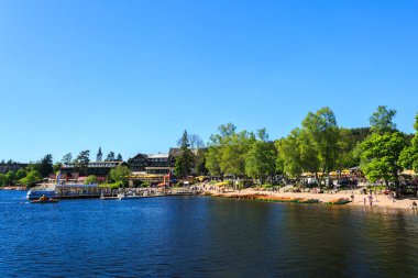Göl Titisee Neustadt Kara Orman.