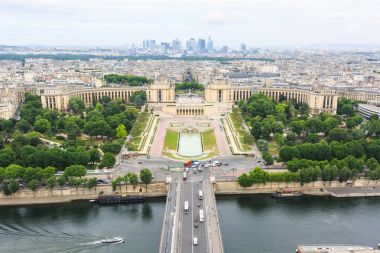 Eyfel Kulesi Tour Eiffel Trocadero görünümünden kare.