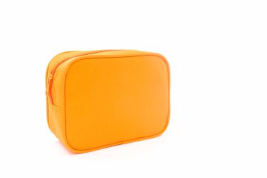 Oreng deri kozmetik çantası.