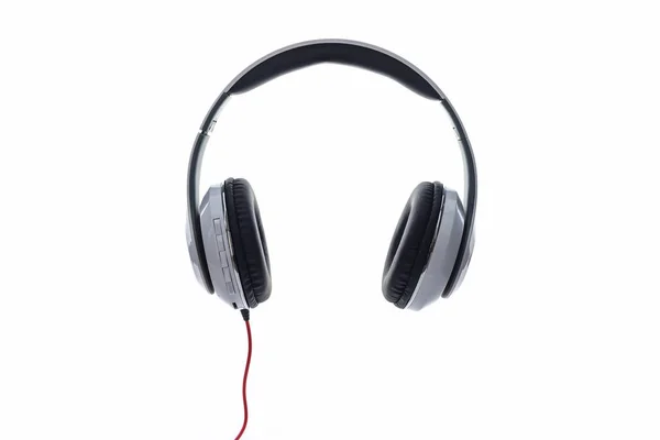 Close up white headphones. — Stock Photo, Image