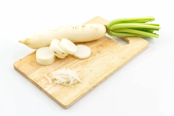 Daikon turp, Raphanus sativus L. — Stok fotoğraf