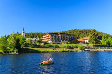 Göl Titisee Neustadt Kara Orman.