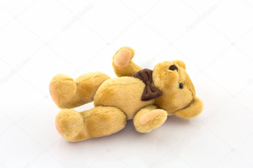 Classic teddy bear. Brown teddy.