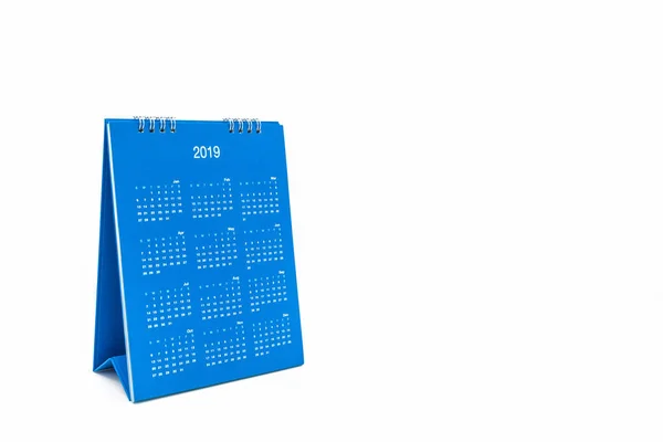 Papper skrivbord spiral kalender 2019. — Stockfoto