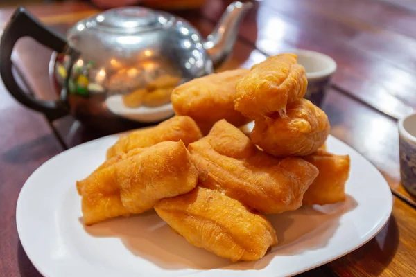 Deep-fried dough stick, Chinese bread stick.