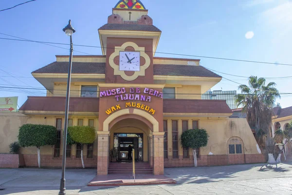Tijuana Baja California, Meksika - 18 Ocak 2020 Tijuana şehir merkezindeki en cazip turizm merkezlerinden biri olan Wax Müzesi