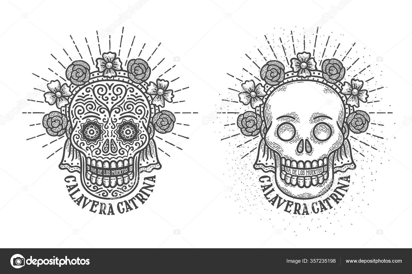 Spanish Skull Tattoos