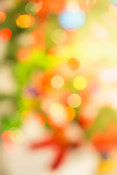 Bokeh feriado de Natal. Fundo abstrato de Natal — Fotografia de Stock