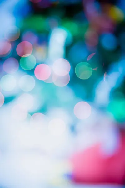 Bokeh feriado de Natal. Fundo abstrato de Natal — Fotografia de Stock