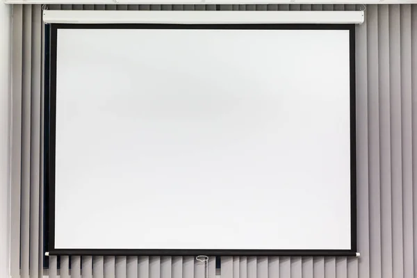 Projektor ekran do prezentacji — Zdjęcie stockowe