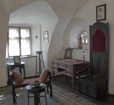 Bran, Romanya Drakula Şatosu 2. 2018 Bran, Romanya Drakula Şatosu Sep 2. 2018 Romanya Kraliçesi Maria 'nın Yatak Odası.