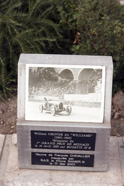 Монако 0Сентября 2014 Года Мемориал Уильяма Гровера Уильямса Известного Williams — стоковое фото