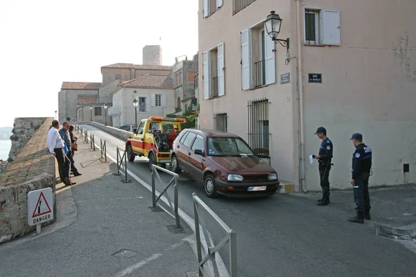 Antibes France Oct 2008 Two Policemen Prescribed Fine Fee Wrong — 스톡 사진