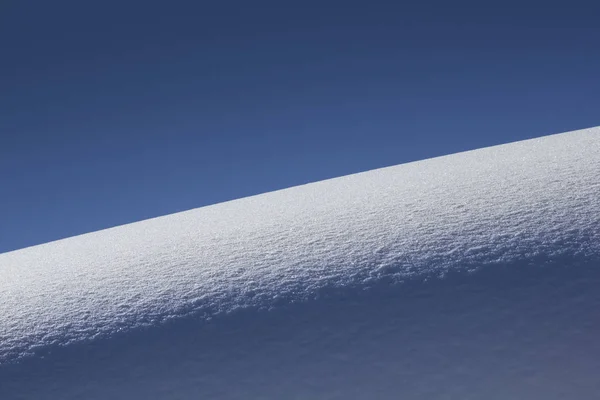 Textuur van sneeuw op de voorgrond — Stockfoto