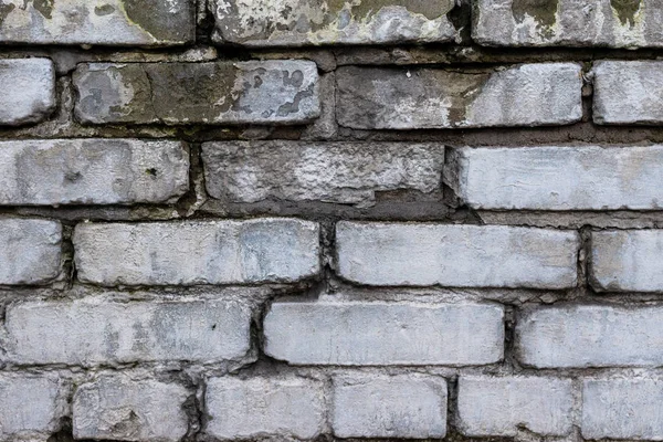 Stone wall carving old white brick pattern. Background