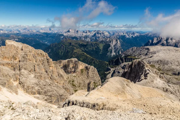 Via Ferrata Colver Lugli - Dolomiterna, Italien — Stockfoto