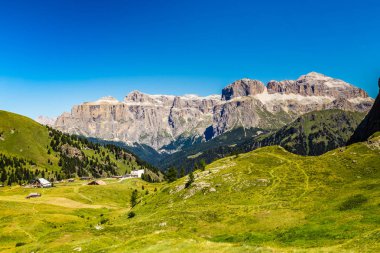 Rifugio Ciampac, Sella grubu - Dolomites, İtalya