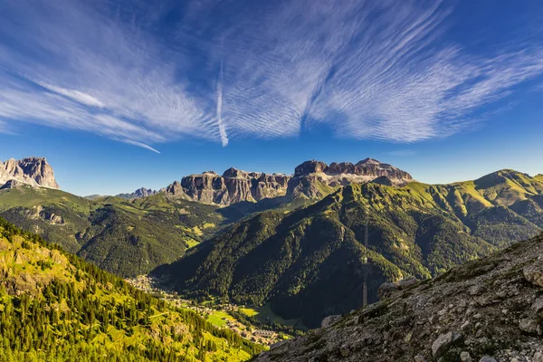 Sella Group - Dolomity, Włochy — Zdjęcie stockowe