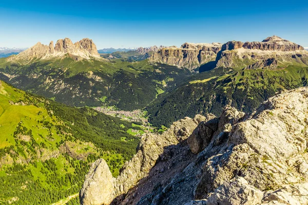 Via Ferrata Finanzieri, Colac - Dolomites, Italy — Stock Photo, Image