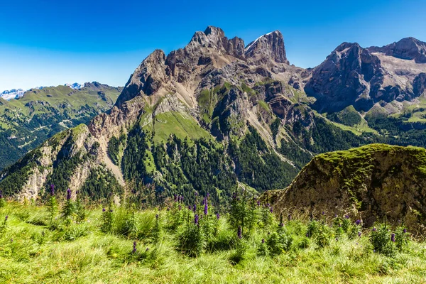 Via Ferrata Finanzieri, Colac - Dolomiterna, Italien — Stockfoto