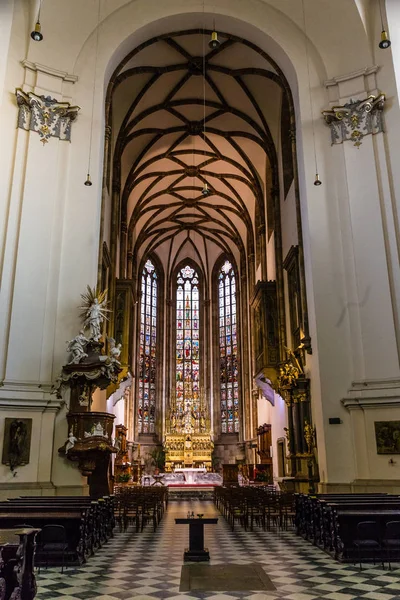 Interior de la Catedral - Brno, República Checa — Foto de Stock