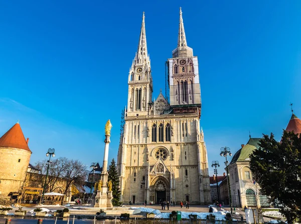 Cattedrale - Zagabria, Croazia, Europa — Foto Stock