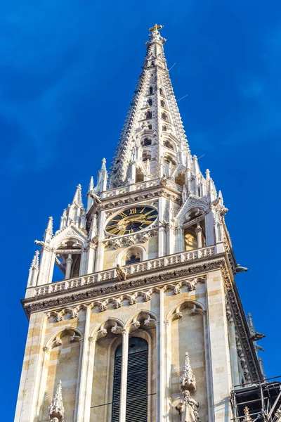Toren van de kathedraal - Zagreb, Kroatië, Europa — Stockfoto