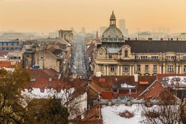 Zagreb - Hırvatistan, Avrupa'nın manzarası — Stok fotoğraf