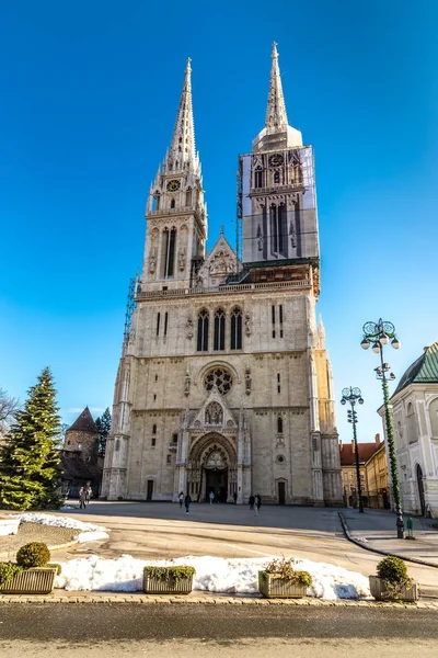 Kathedraal - Zagreb, Kroatië, Europa — Stockfoto