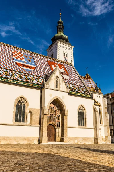 Ναός Αγίου Μάρκου - Ζάγκρεμπ, Κροατία — Φωτογραφία Αρχείου