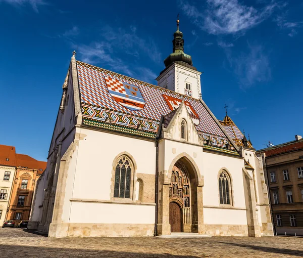 Iglesia de San Marcos - Zagreb, Croacia — Foto de Stock