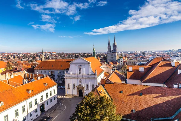 Igreja de Santa Catarina - Zagreb, Croácia — Fotografia de Stock