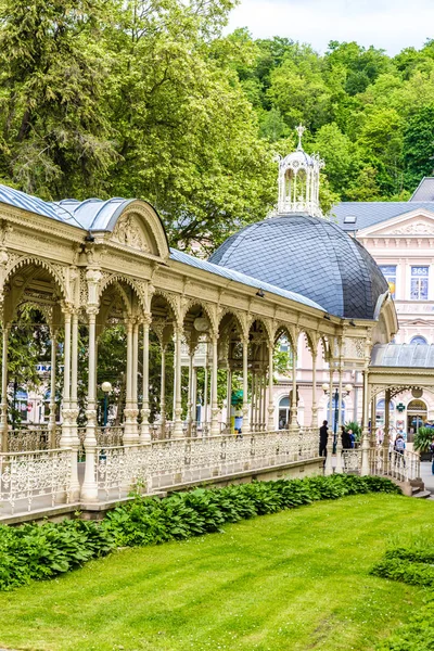 Park oszlopsor Sadova-Karlovy Vary, Cseh Köztársaság — Stock Fotó