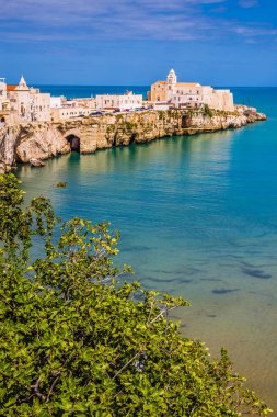 Eski kasaba Vieste, Gargano Yarımadası, Apulia Bölgesi, İtalya, Avrupa