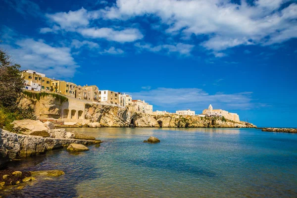 Eski Kasaba Vieste Gargano Yarımadası Apulia Bölgesi Talya Avrupa — Stok fotoğraf