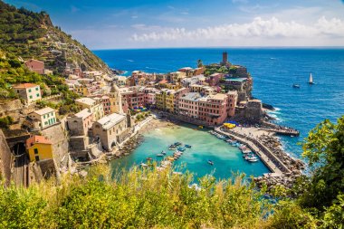 Vernazza - Cinque Terre, La Spezia, Liguria, İtalya