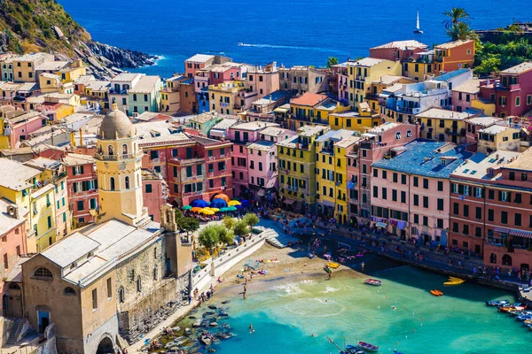 Vernazza - Cinque Terre, La Spezia, Ligurien, Italien — Stockfoto