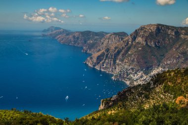 Amalfi Coast ve Positano - Campania bölgesi, İtalya