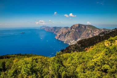 Amalfi Coast ve Positano - Campania bölgesi, İtalya