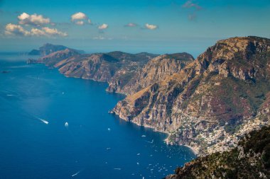 Amalfi Coast ve Positano - Campania bölgesi, İtalya