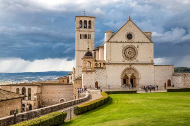 Basilica of Saint Francis Assisi - Assisi, İtalya