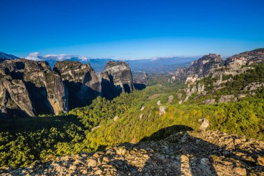 Meteora Peyzajı - Teselya, Yunanistan