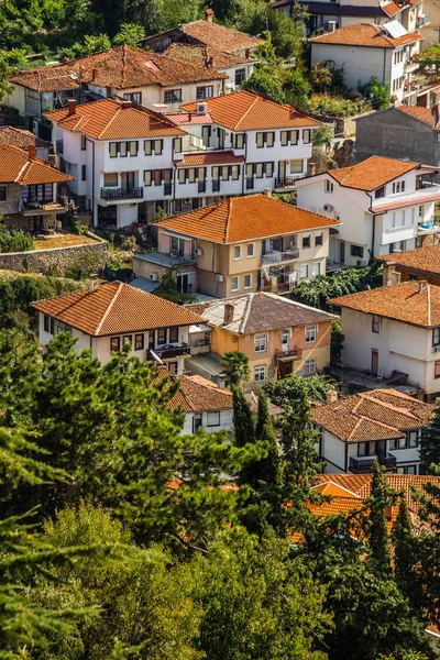 Traditional Houses In Ohrid, Macedonia