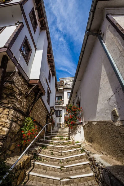 Traditionell byggnad i Ohrid, Makedonien — Stockfoto